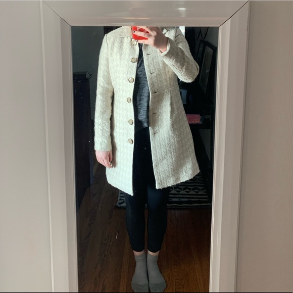 Banana Republic houndstooth winter coat - Picture 6 of 7